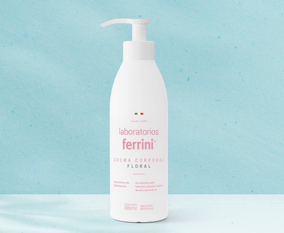 crema corporal floral Ferrini